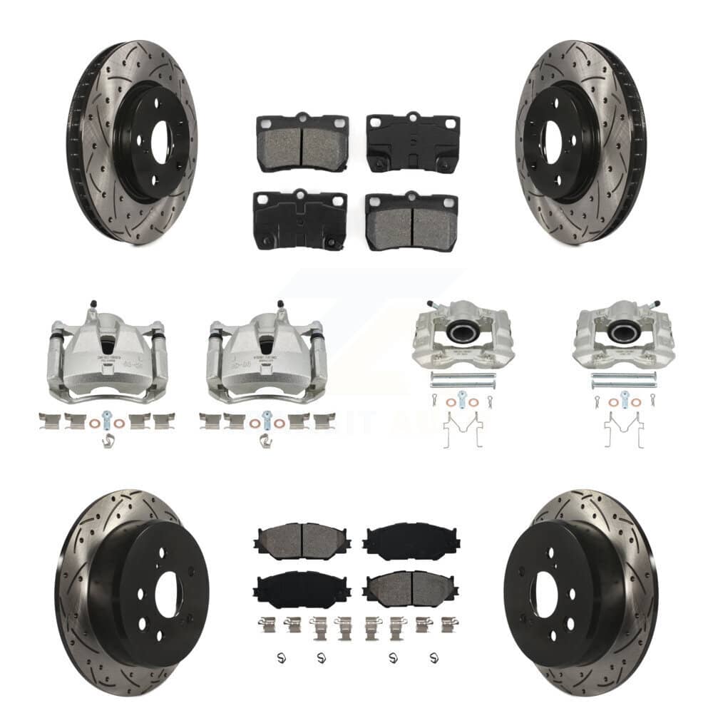 Transit Auto - KCD-100232S - Front and Rear Disc Brake Kits
