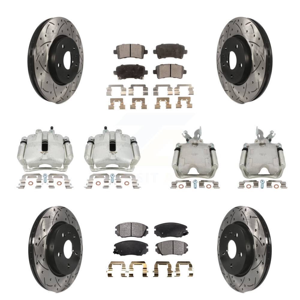 Transit Auto - KCD-100234P - Front and Rear Disc Brake Kits