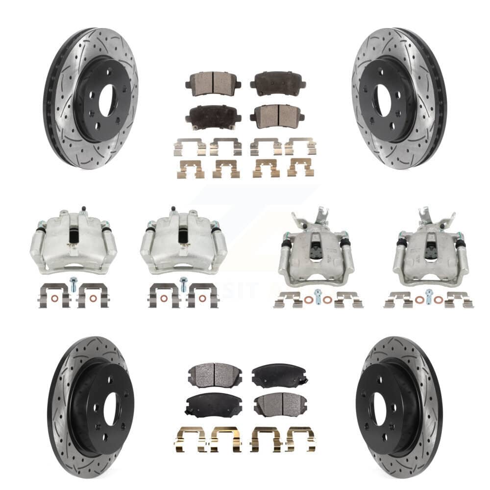 Transit Auto - KCD-100237P - Front and Rear Disc Brake Kits