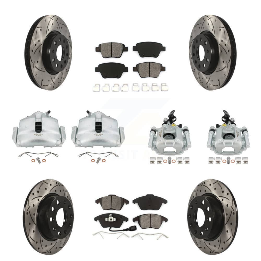 Transit Auto - KCD-100239S - Front and Rear Disc Brake Kits