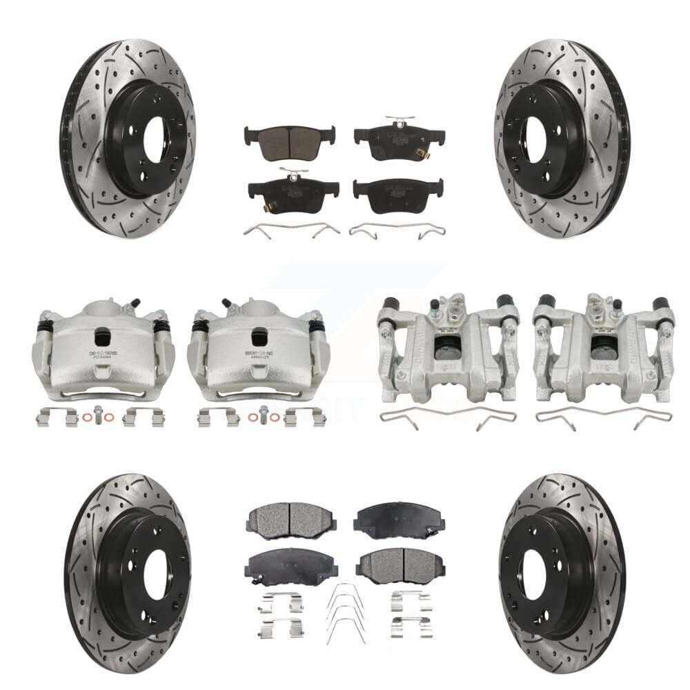 Transit Auto - KCD-100239T - Front and Rear Disc Brake Kits