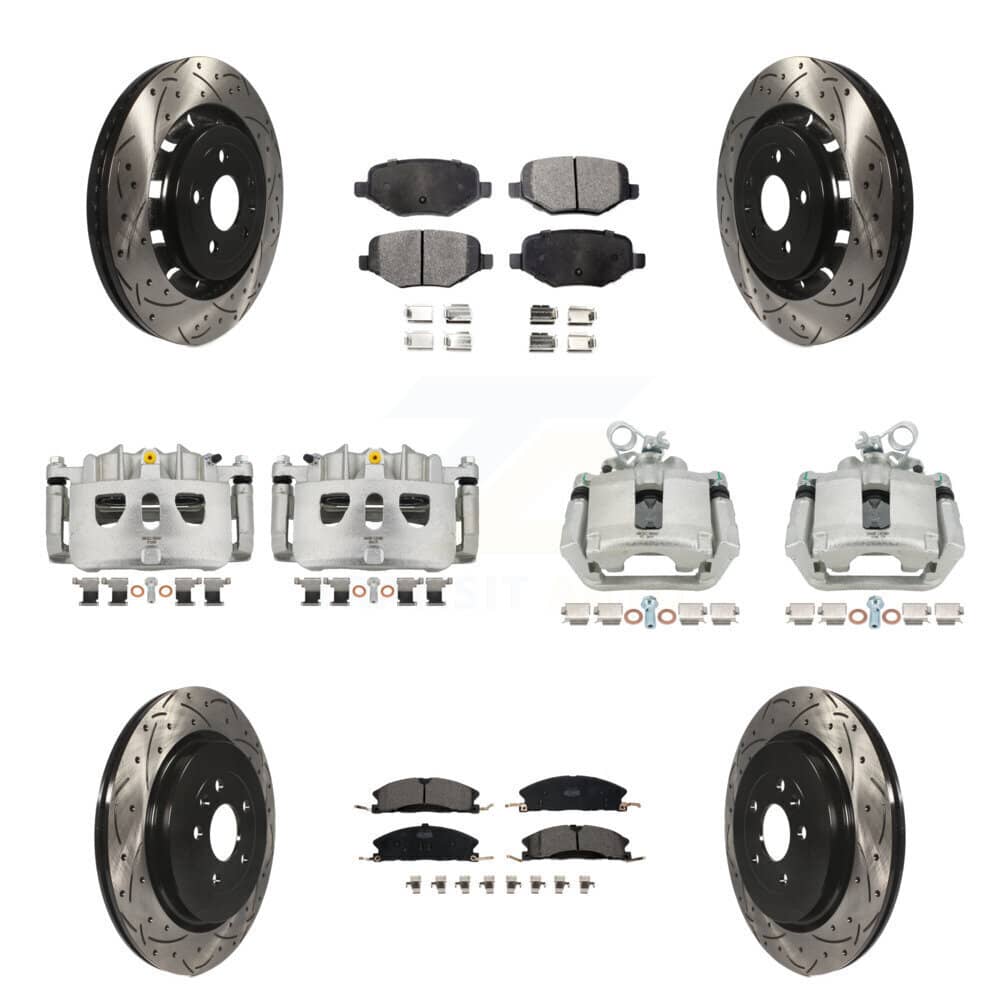 Transit Auto - KCD-100242T - Front and Rear Disc Brake Kits
