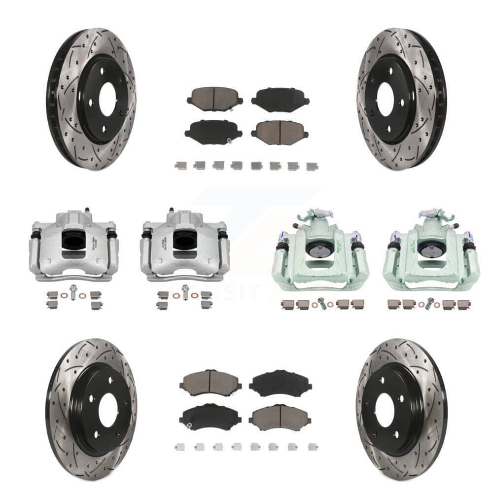 Transit Auto - KCD-100243C - Front and Rear Disc Brake Kits
