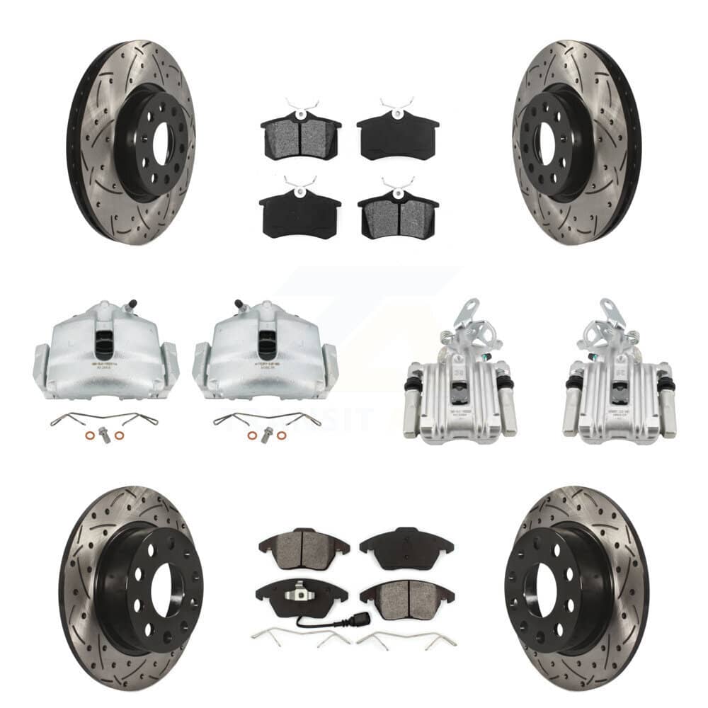 Transit Auto - KCD-100244S - Front and Rear Disc Brake Kits