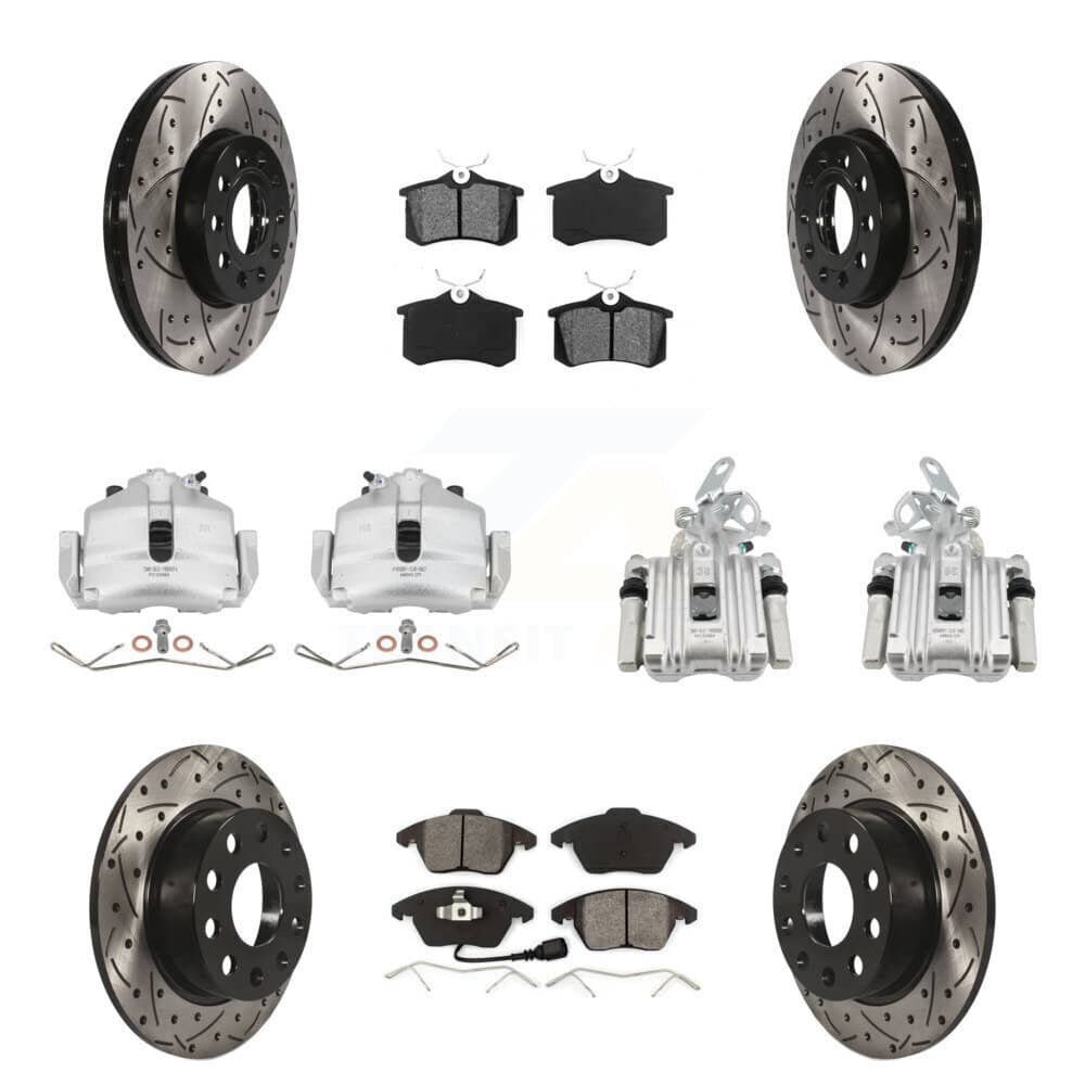 Transit Auto - KCD-100246S - Front and Rear Disc Brake Kits