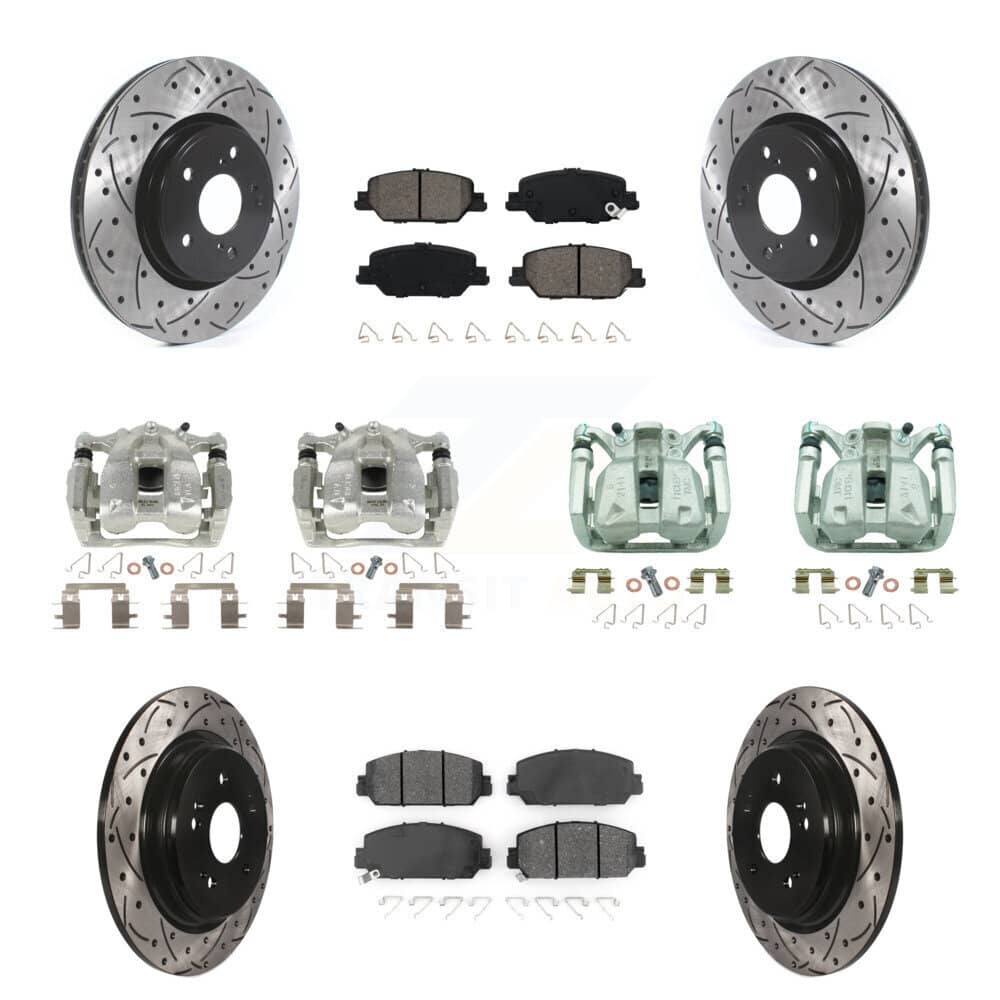 Transit Auto - KCD-100248S - Front and Rear Disc Brake Kits