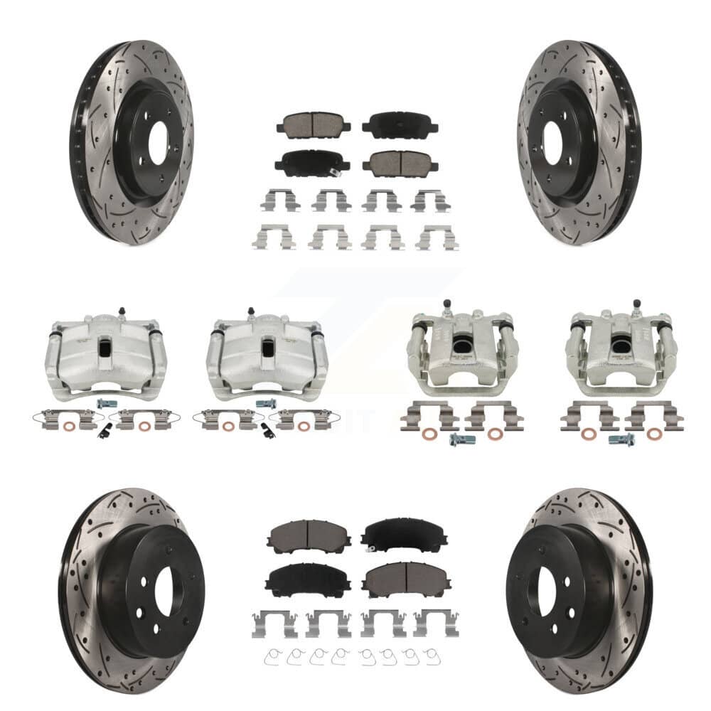 Transit Auto - KCD-100249C - Front and Rear Disc Brake Kits