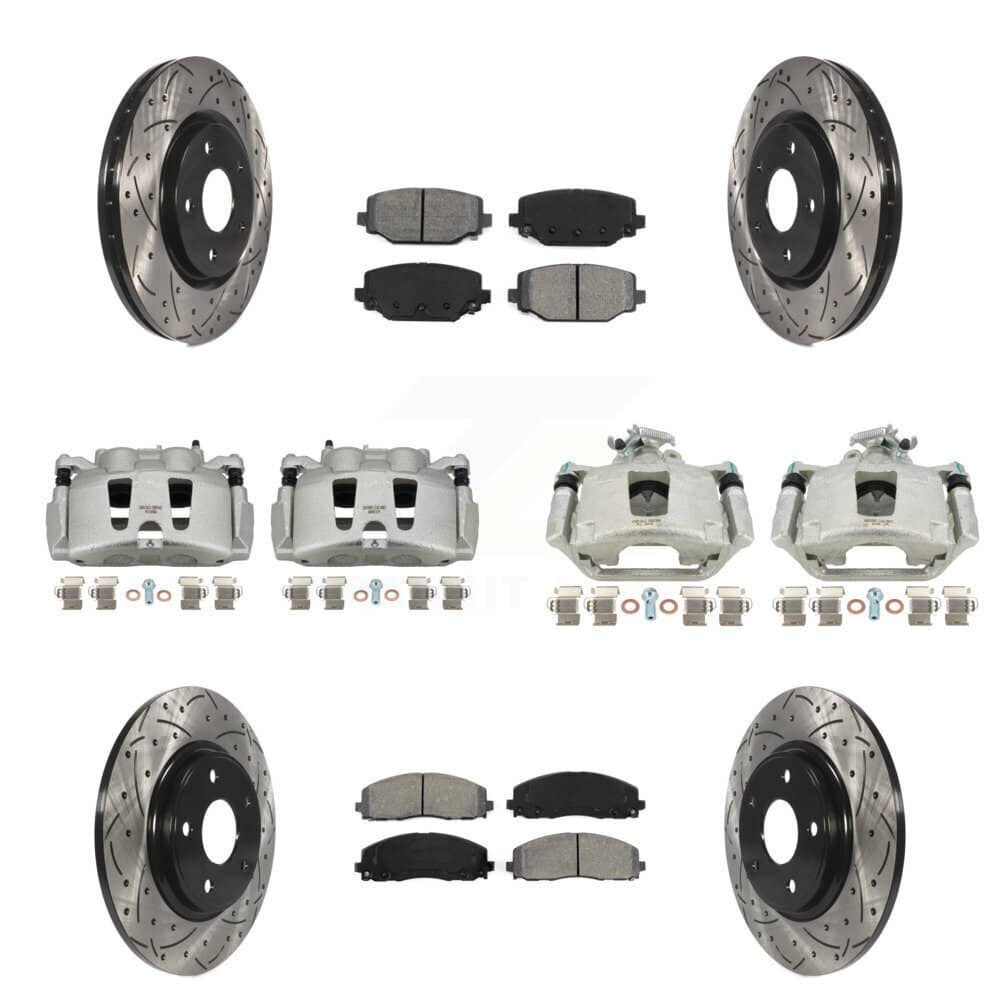 Transit Auto - KCD-100249S - Front and Rear Disc Brake Kits