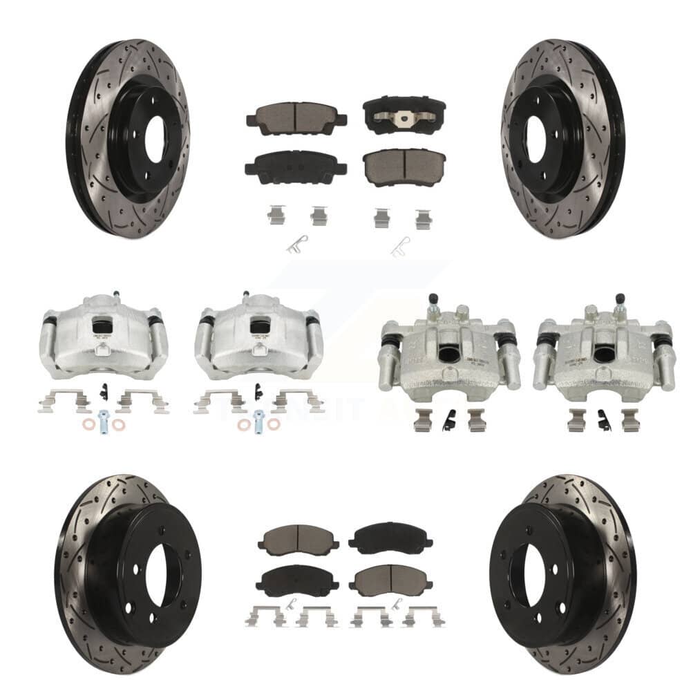 Transit Auto - KCD-100252C - Front and Rear Disc Brake Kits