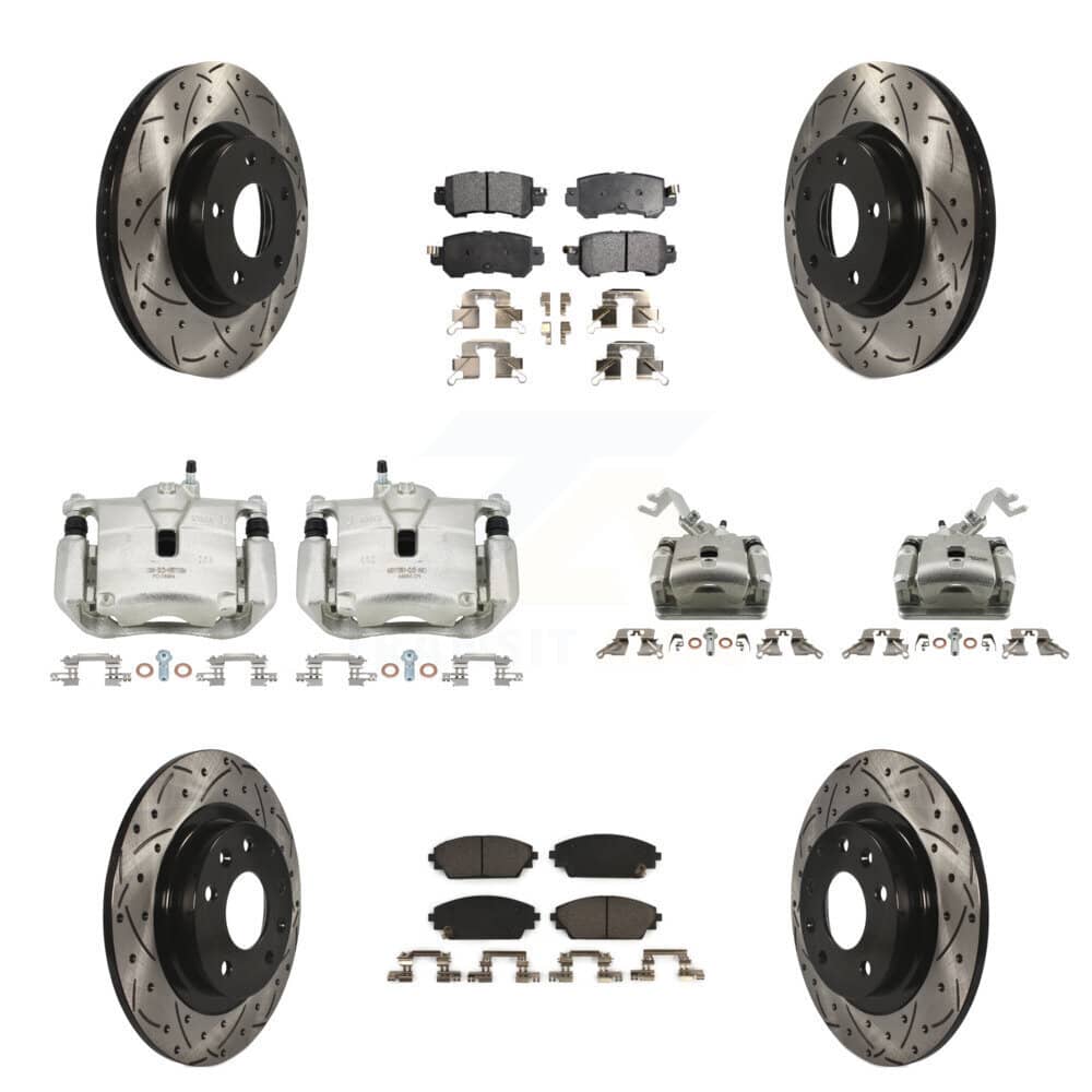 Transit Auto - KCD-100253T - Front and Rear Disc Brake Kits