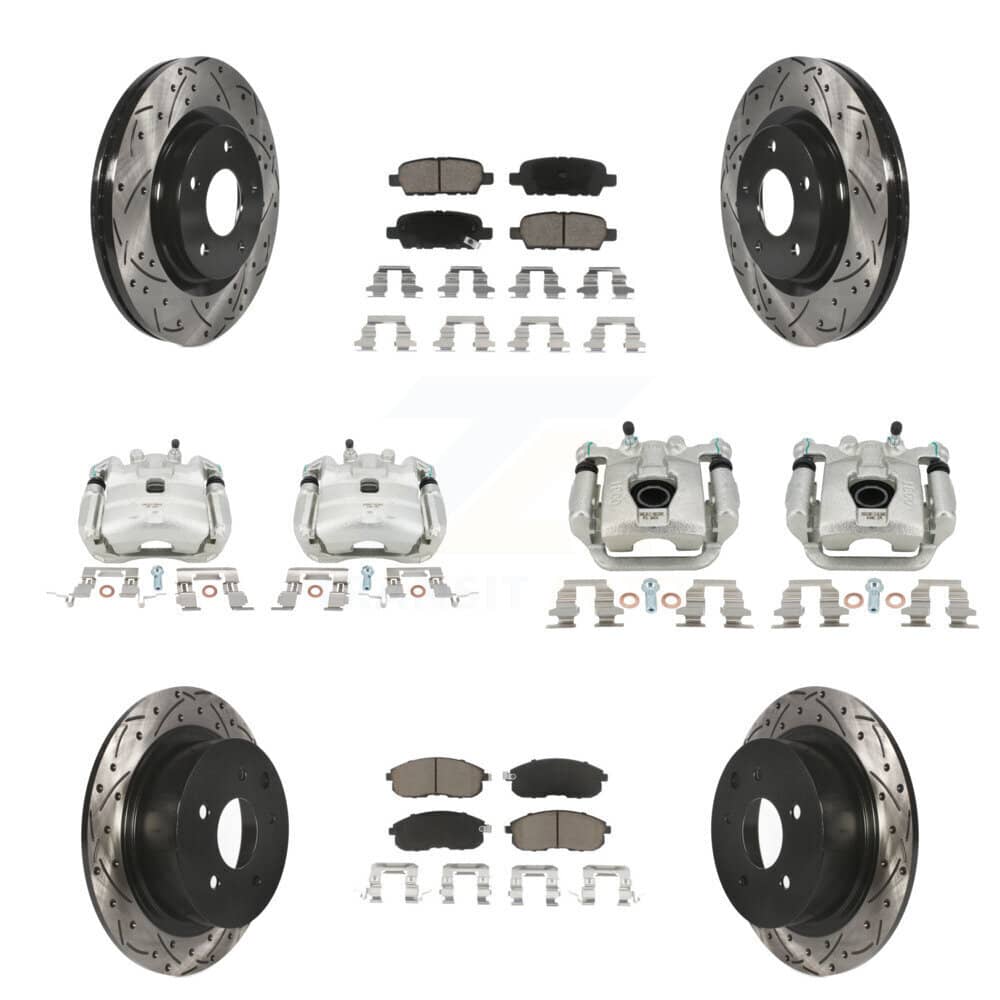 Transit Auto - KCD-100254C - Front and Rear Disc Brake Kits