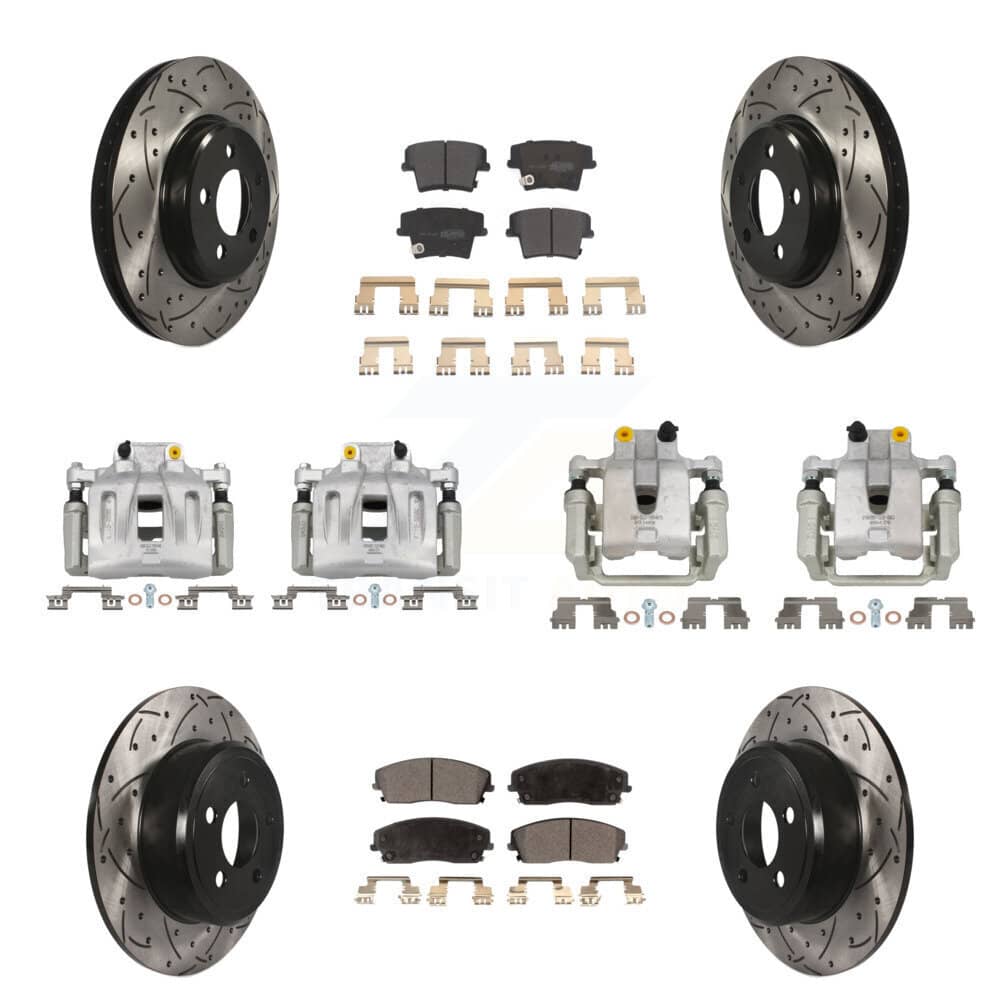 Transit Auto - KCD-100258P - Front and Rear Disc Brake Kits