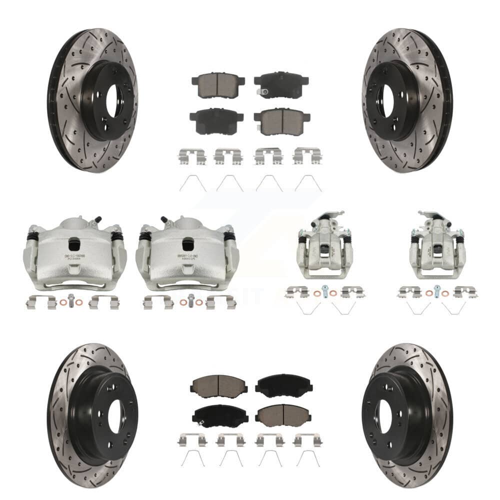 Transit Auto - KCD-100260C - Front and Rear Disc Brake Kits
