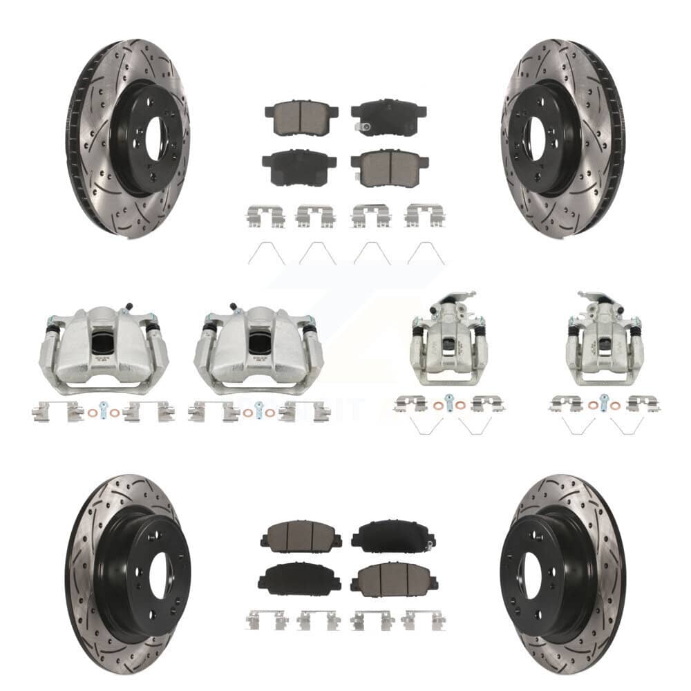 Transit Auto - KCD-100261C - Front and Rear Disc Brake Kits