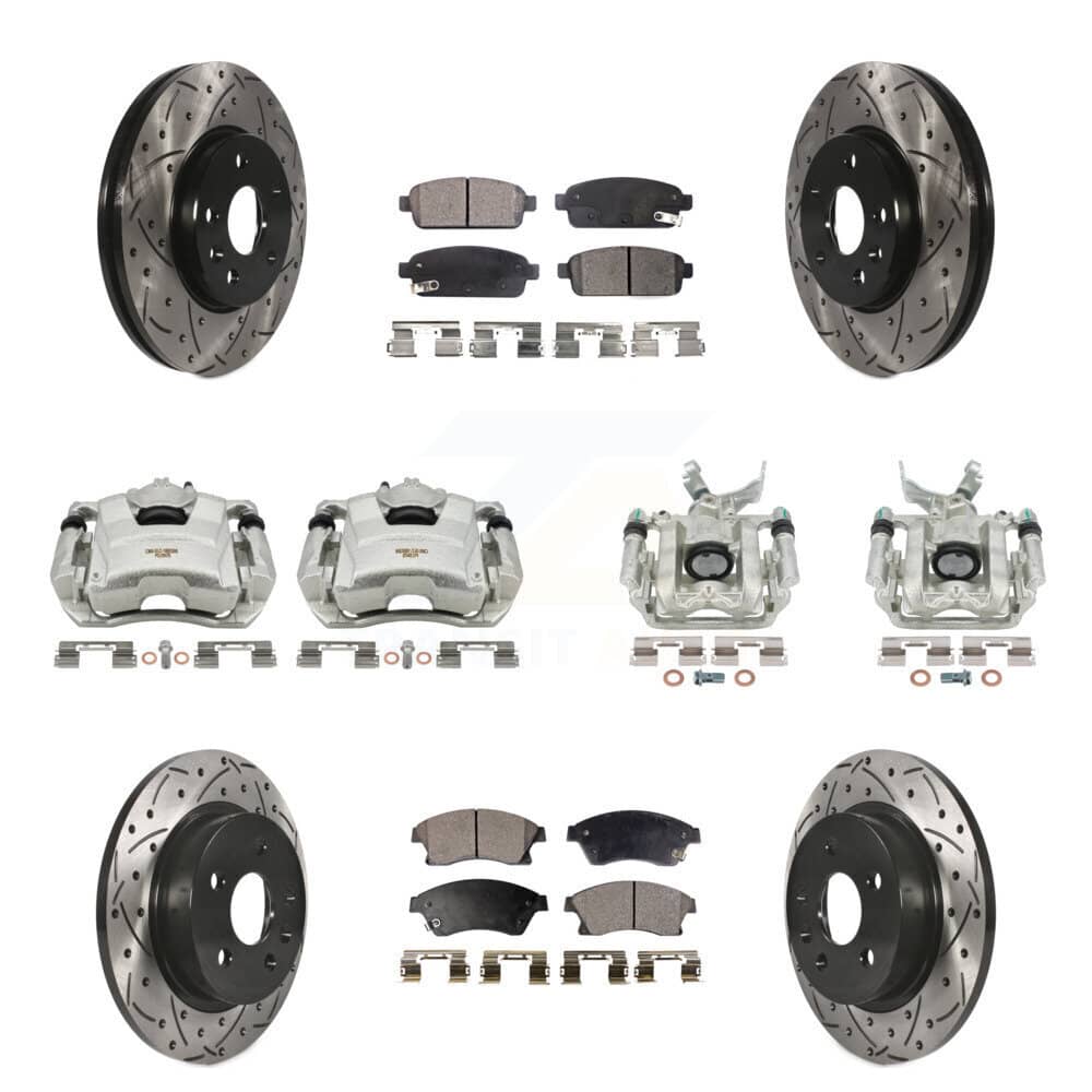 Transit Auto - KCD-100266P - Front and Rear Disc Brake Kits