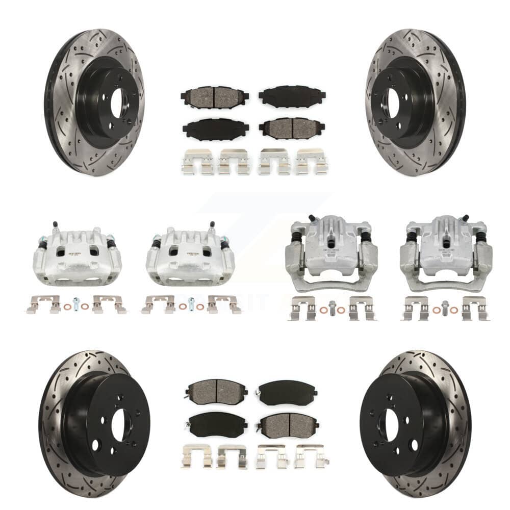 Transit Auto - KCD-100267S - Front and Rear Disc Brake Kits