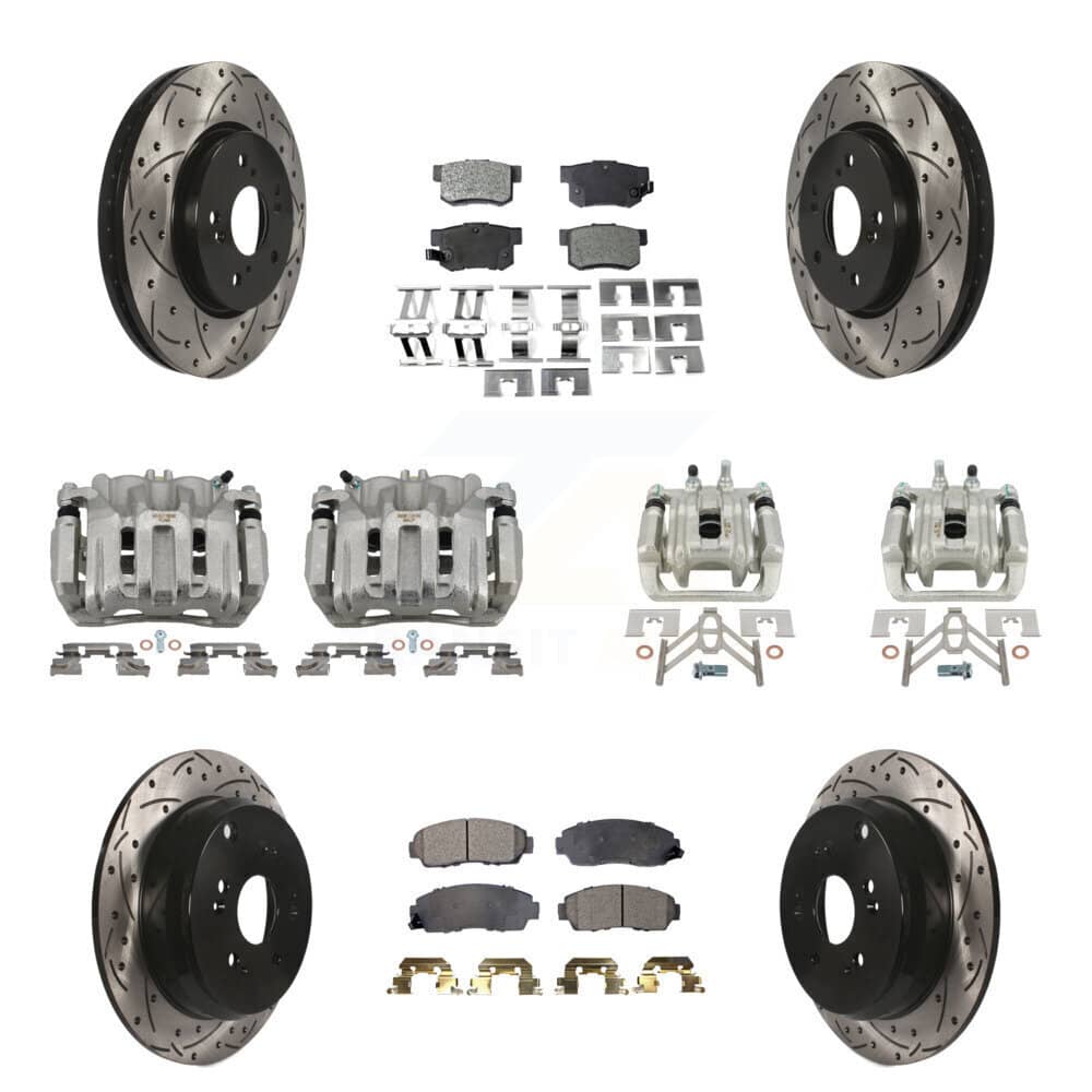 Transit Auto - KCD-100269T - Front and Rear Disc Brake Kits
