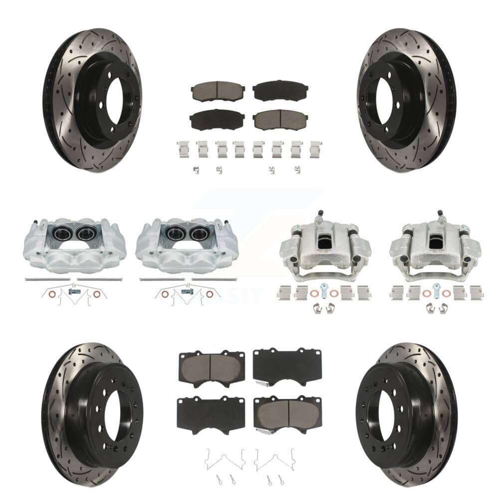 Transit Auto - KCD-100272C - Front and Rear Disc Brake Kits