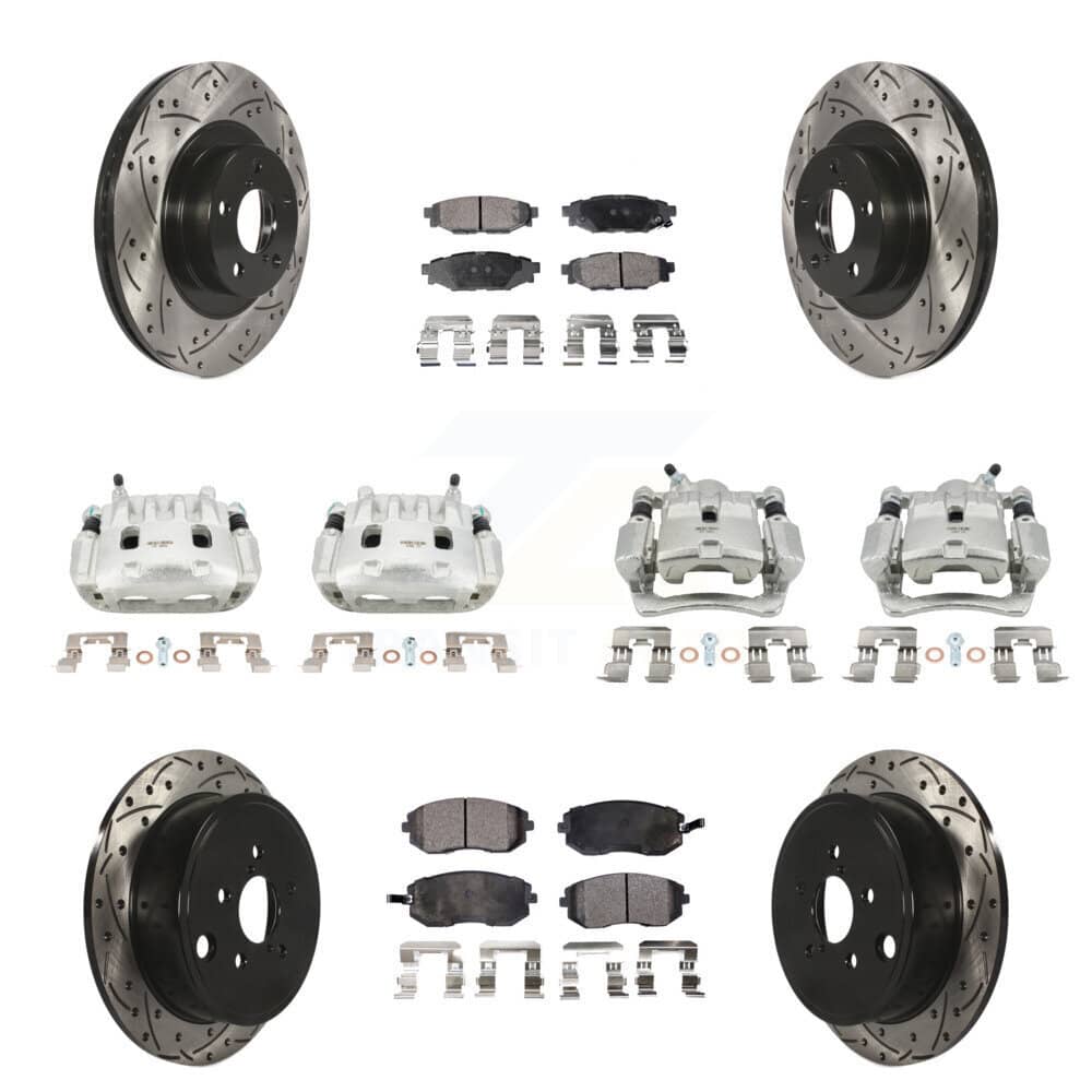 Transit Auto - KCD-100276P - Front and Rear Disc Brake Kits