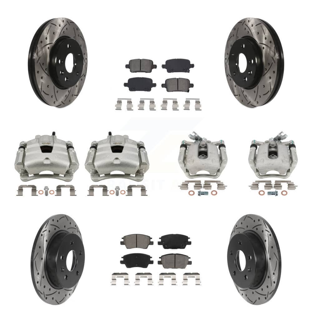 Transit Auto - KCD-100276S - Front and Rear Disc Brake Kits