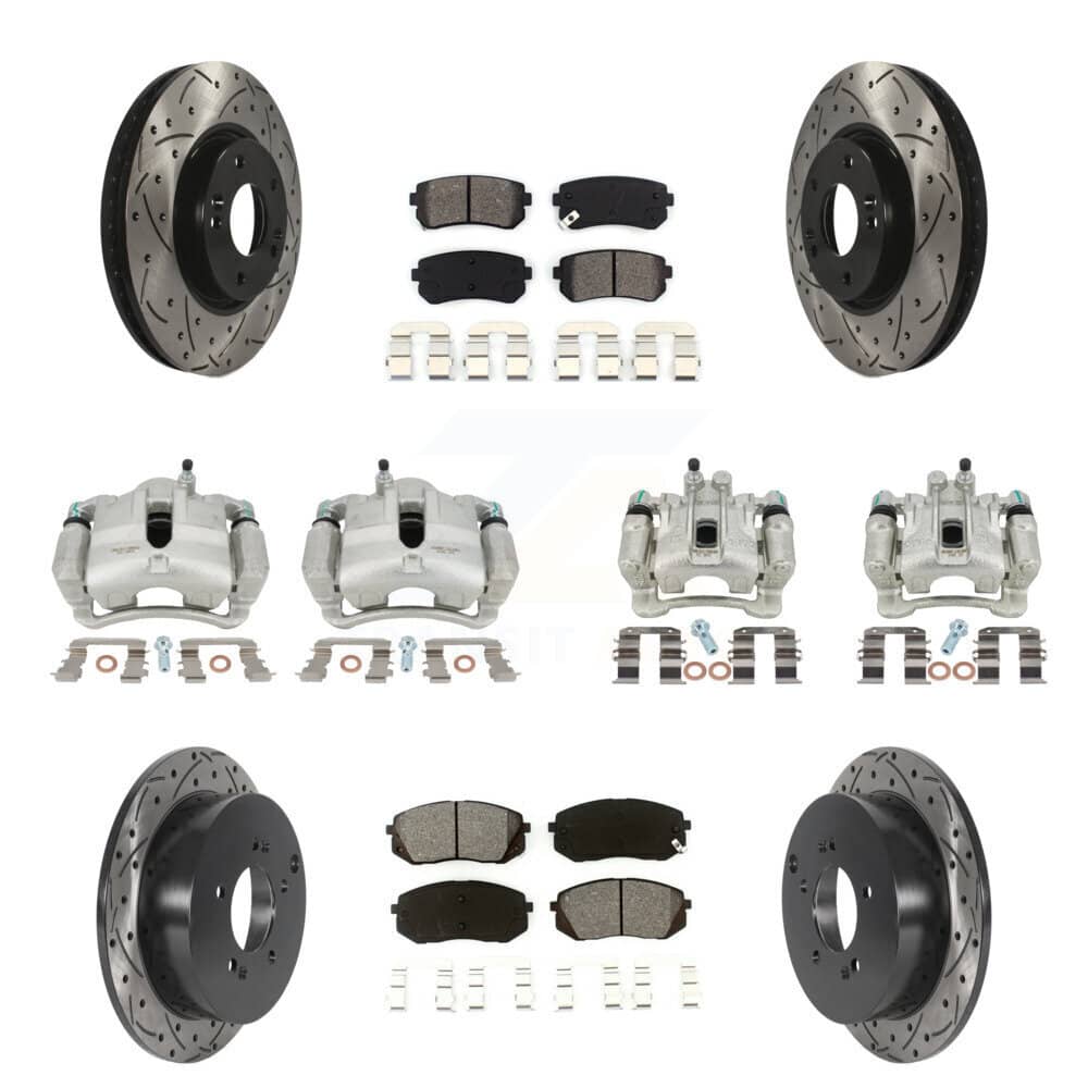 Transit Auto - KCD-100280S - Front and Rear Disc Brake Kits