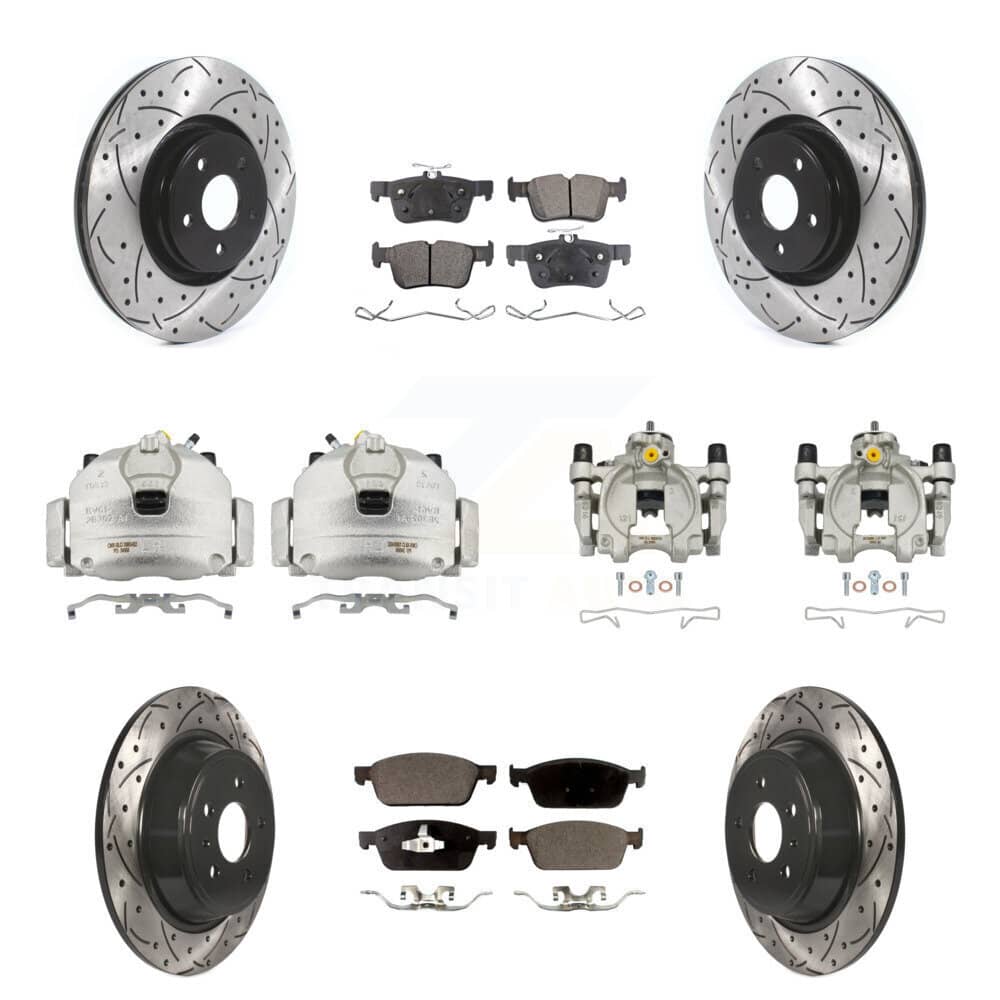 Transit Auto - KCD-100280T - Front and Rear Disc Brake Kits