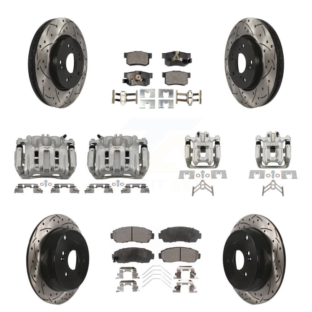 Transit Auto - KCD-100281P - Front and Rear Disc Brake Kits