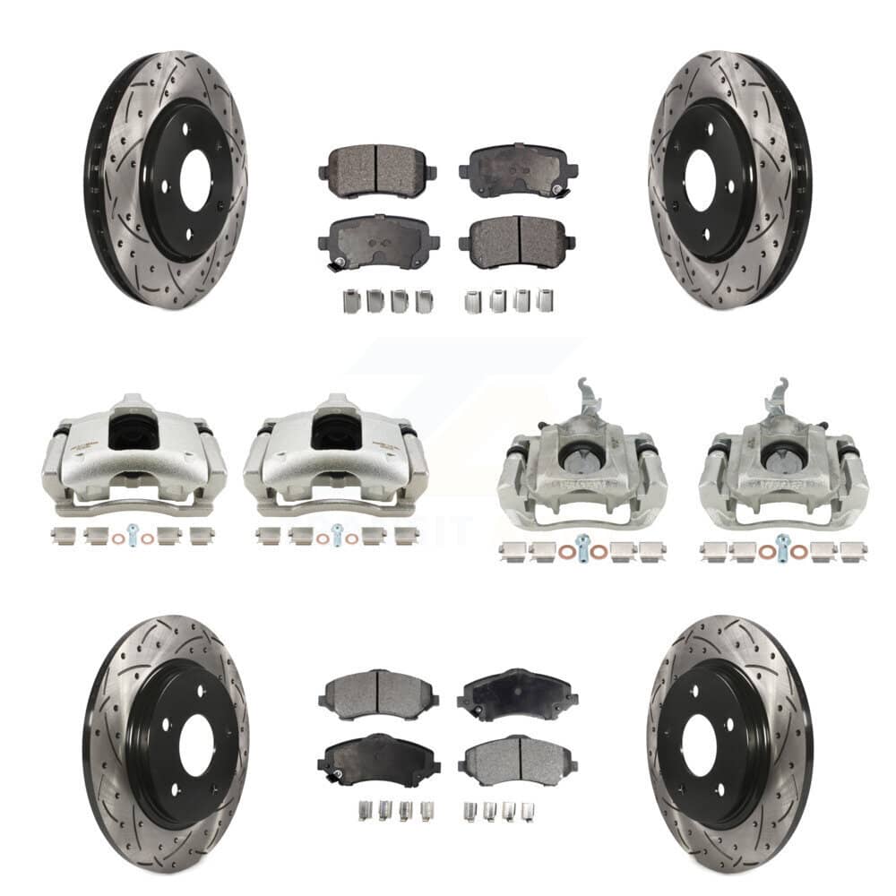 Transit Auto - KCD-100286P - Front and Rear Disc Brake Kits