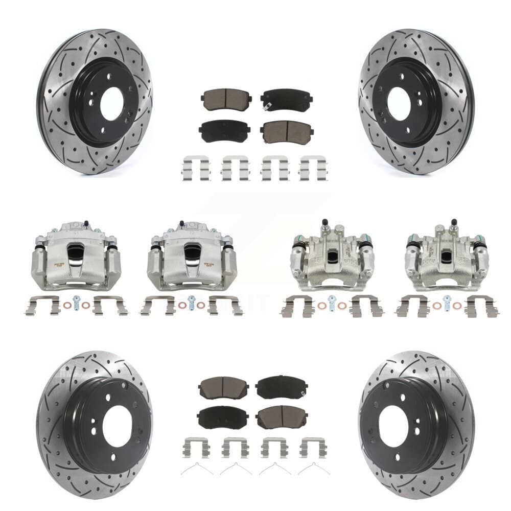 Transit Auto - KCD-100288C - Front and Rear Disc Brake Kits