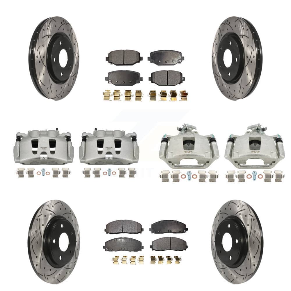 Transit Auto - KCD-100288T - Front and Rear Disc Brake Kits
