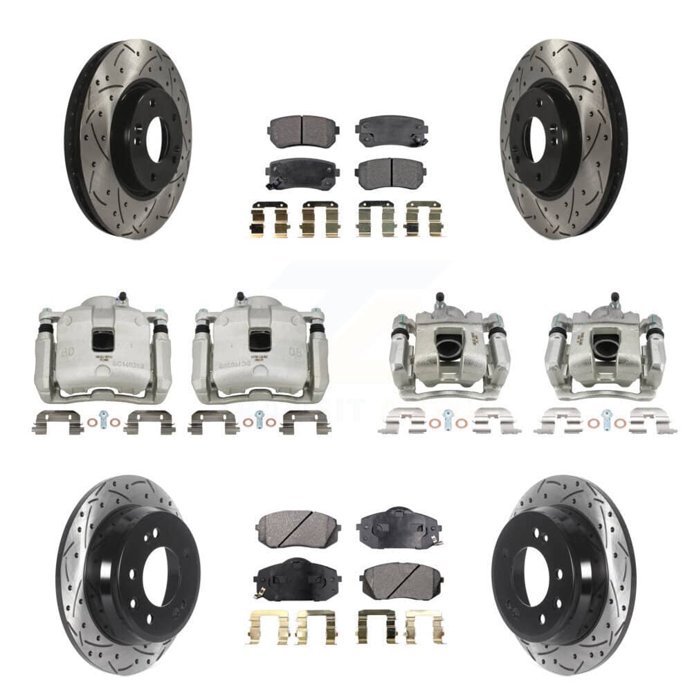Transit Auto - KCD-100294P - Front and Rear Disc Brake Kits