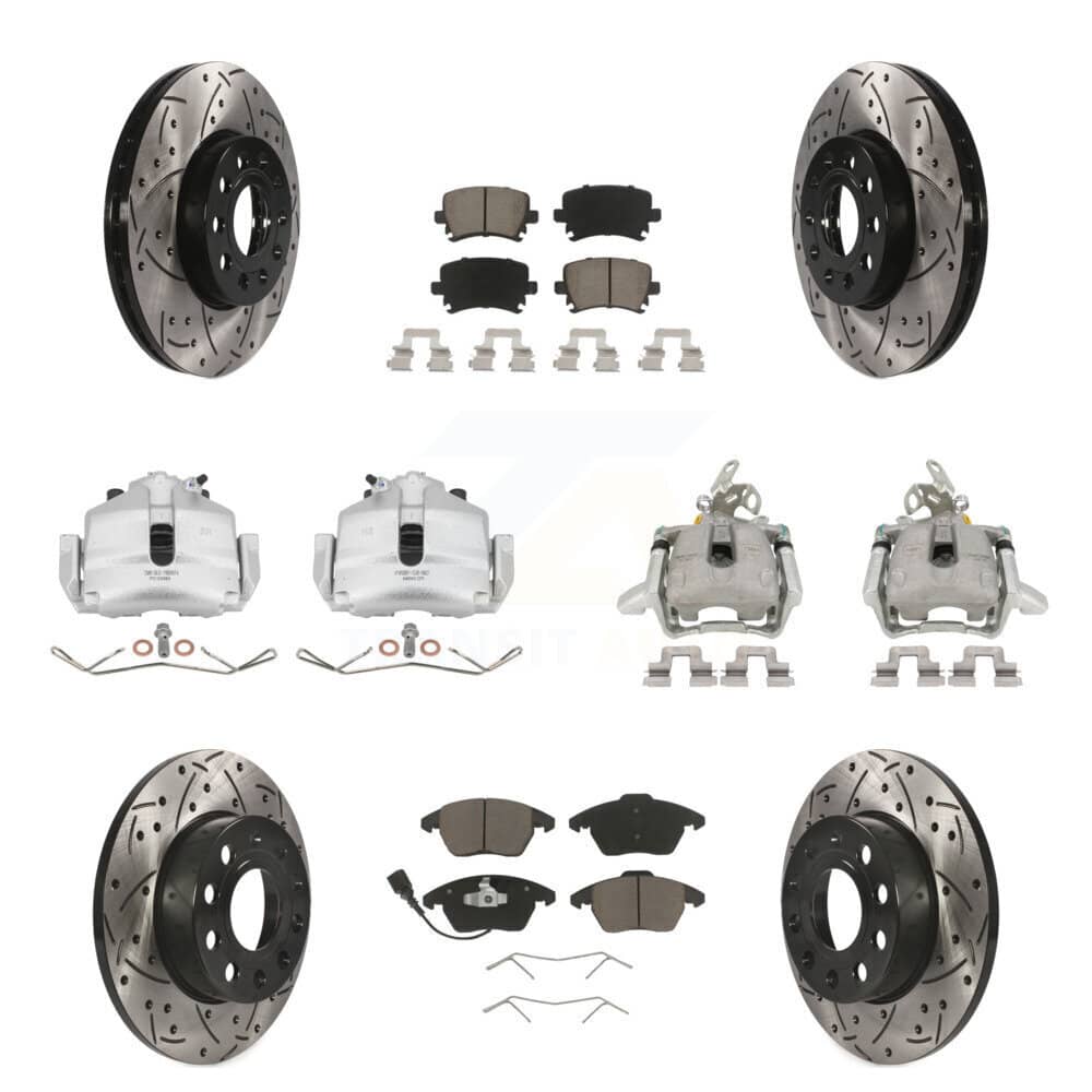 Transit Auto - KCD-100298C - Front and Rear Disc Brake Kits