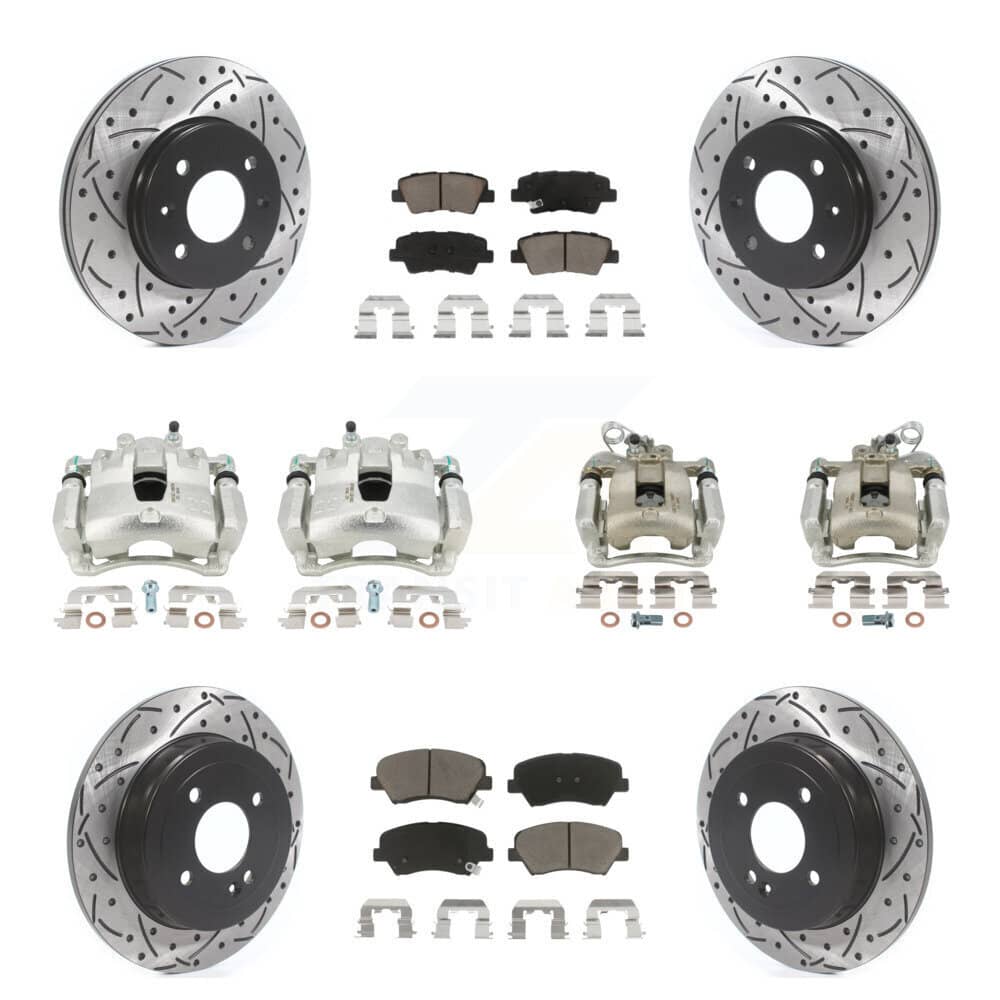 Transit Auto - KCD-100301C - Front and Rear Disc Brake Kits