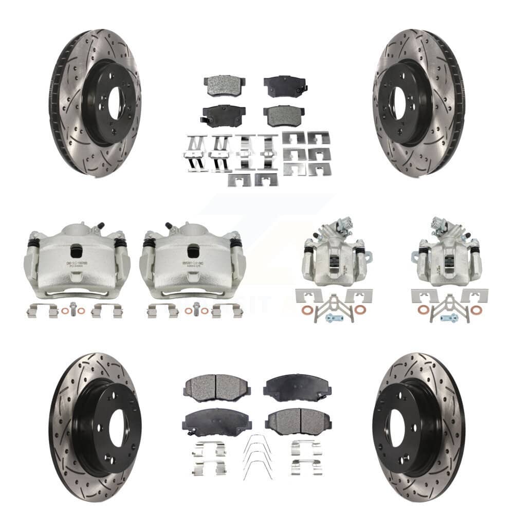 Transit Auto - KCD-100302P - Front and Rear Disc Brake Kits