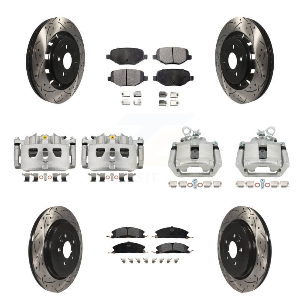 Transit Auto - KCD-100307P - Front and Rear Disc Brake Kits