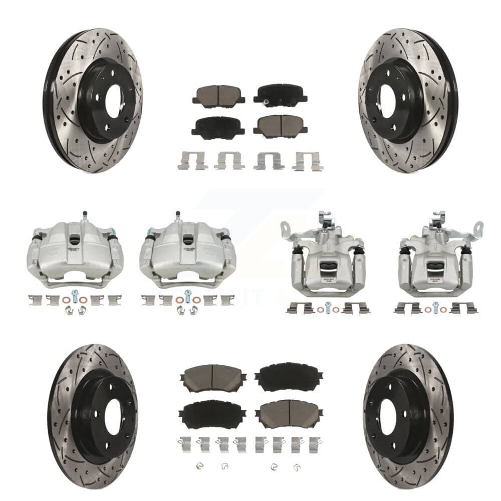 Transit Auto - KCD-100309C - Front and Rear Disc Brake Kits