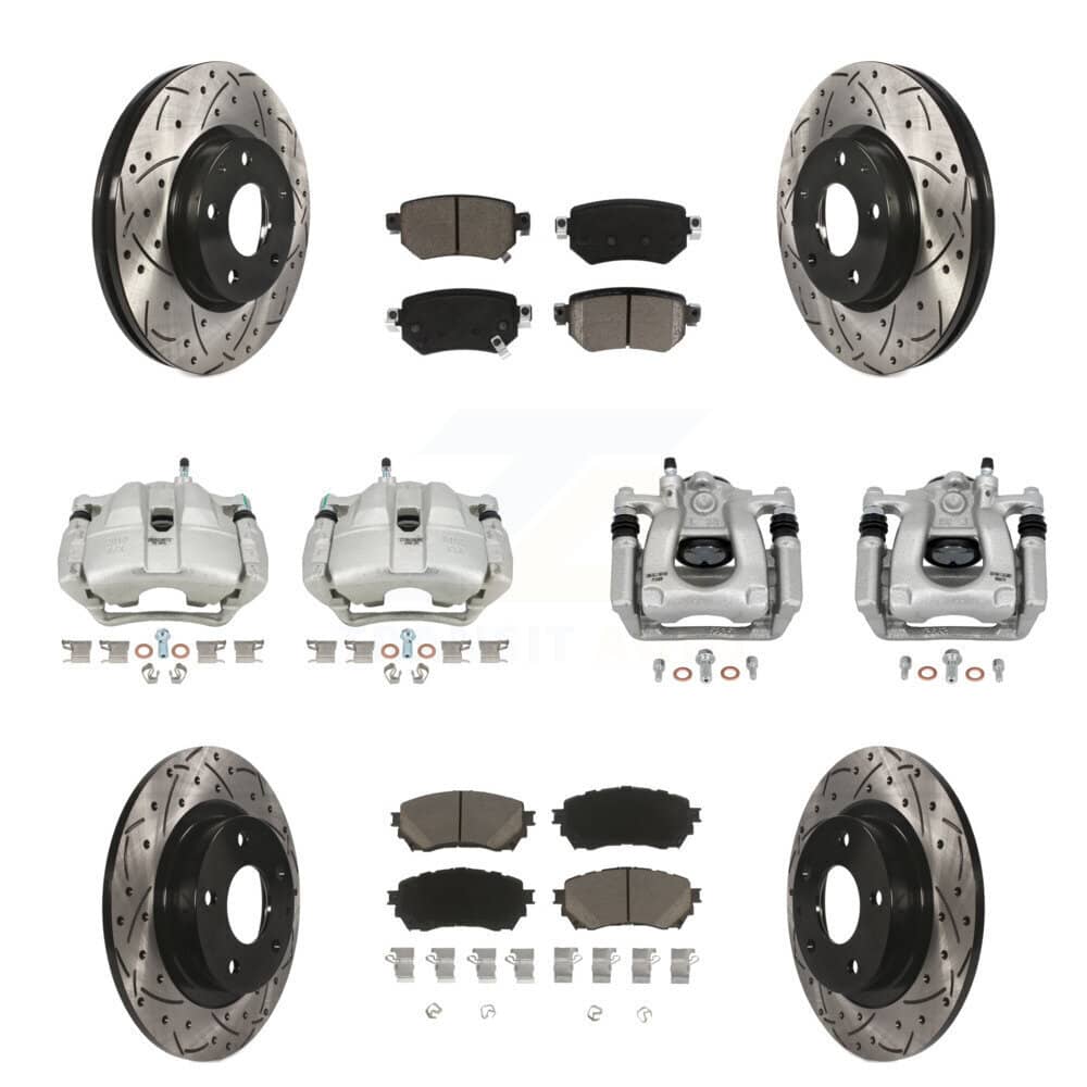 Transit Auto - KCD-100310C - Front and Rear Disc Brake Kits