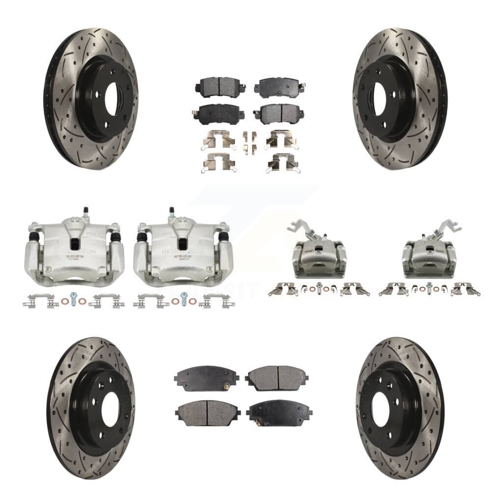 Transit Auto - KCD-100313P - Front and Rear Disc Brake Kits