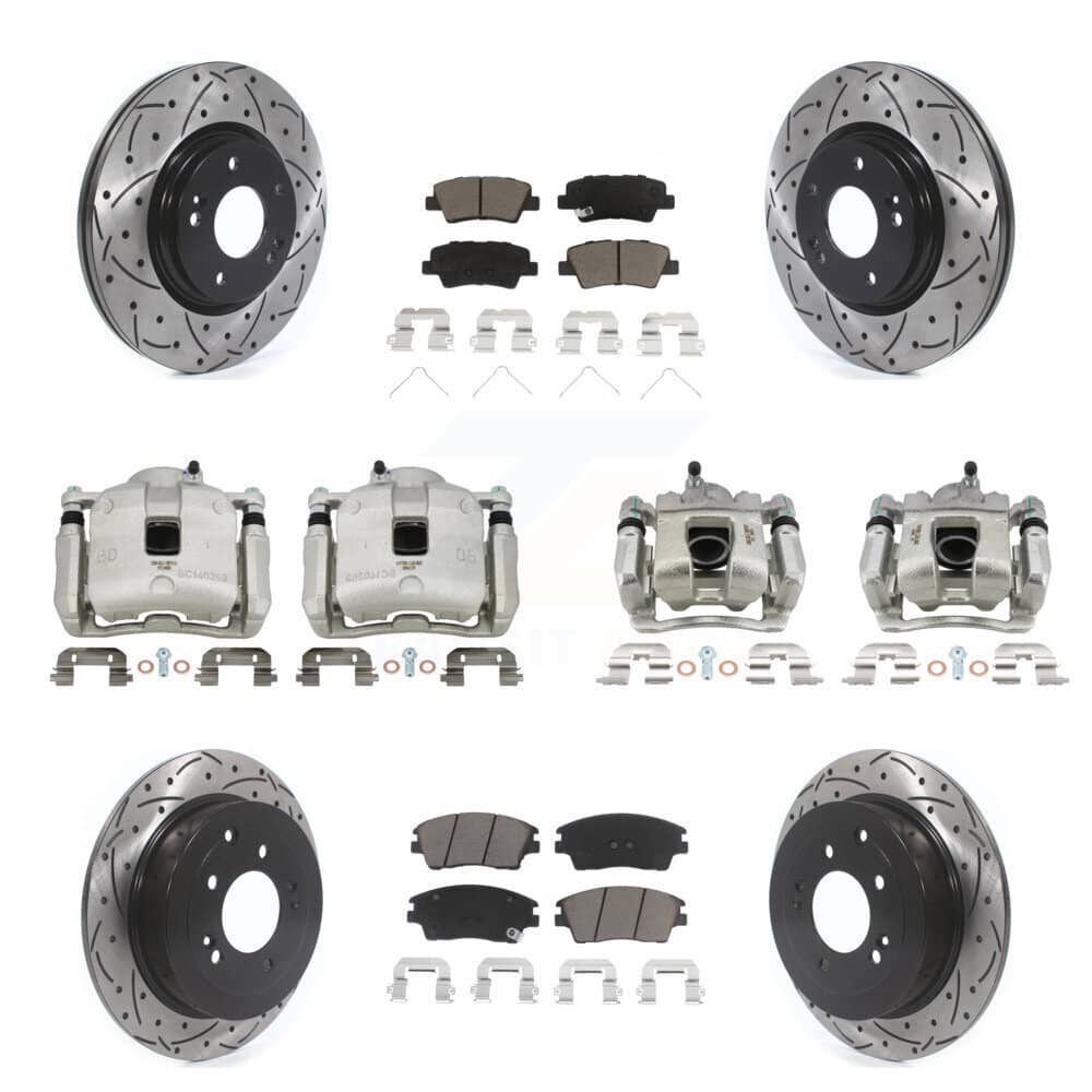 Transit Auto - KCD-100317C - Front and Rear Disc Brake Kits