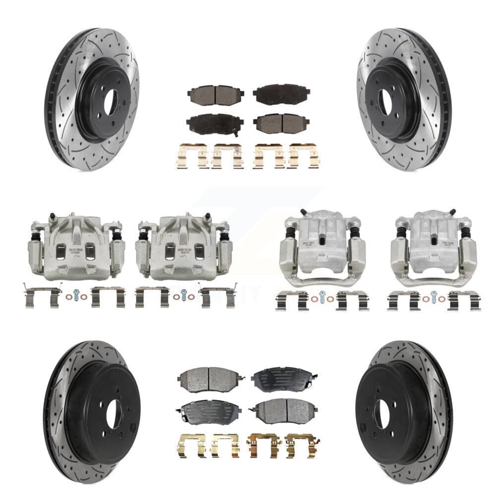 Transit Auto - KCD-100321T - Front and Rear Disc Brake Kits