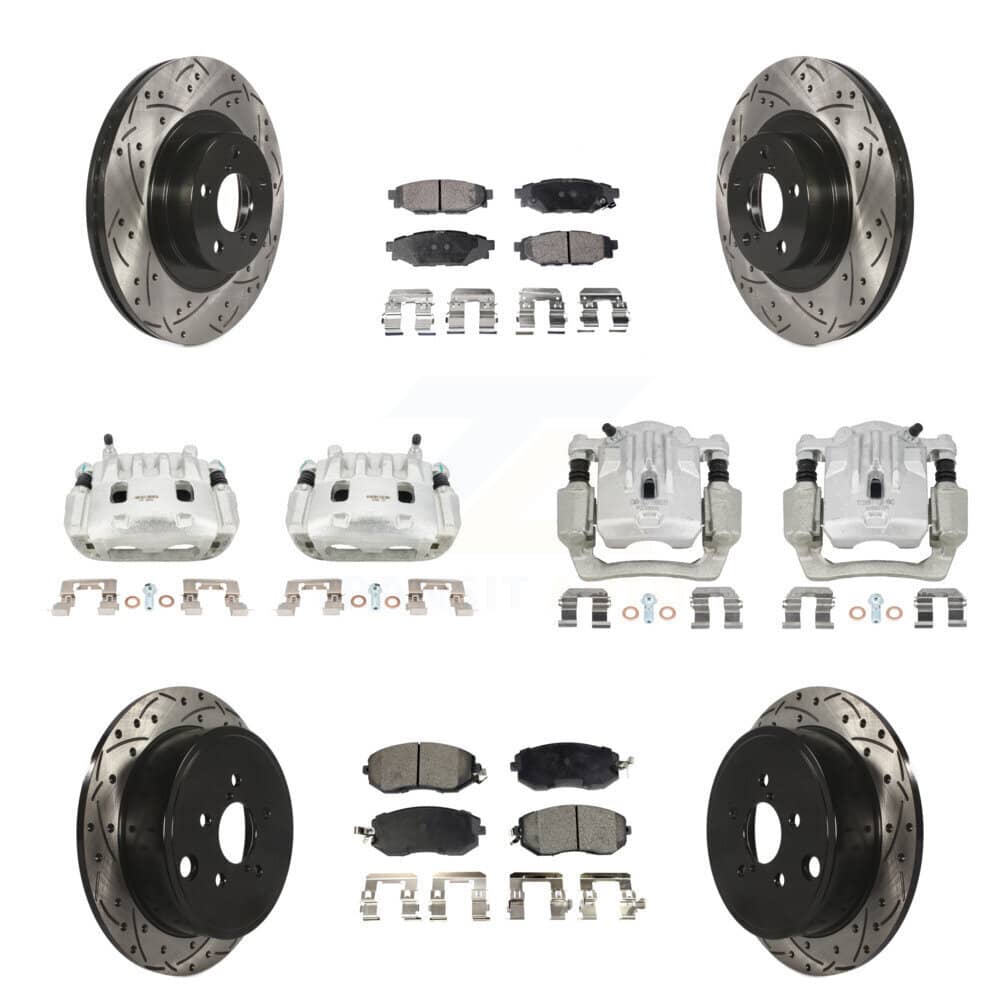 Transit Auto - KCD-100322T - Front and Rear Disc Brake Kits