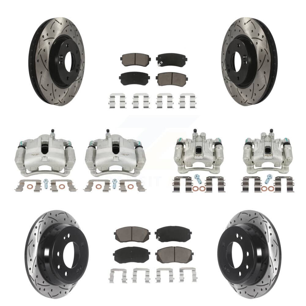 Transit Auto - KCD-100323C - Front and Rear Disc Brake Kits