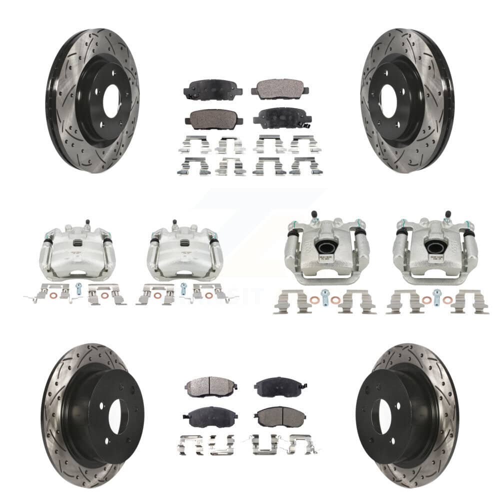 Transit Auto - KCD-100324P - Front and Rear Disc Brake Kits
