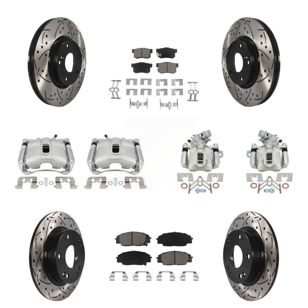 Transit Auto - KCD-100329C - Front and Rear Disc Brake Kits