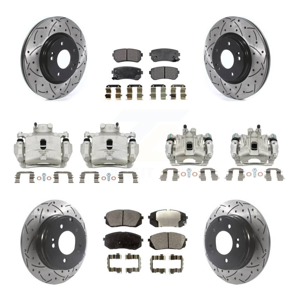 Transit Auto - KCD-100334P - Front and Rear Disc Brake Kits