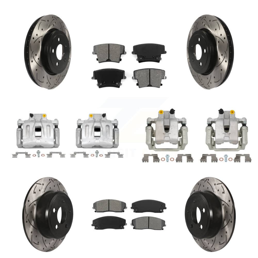 Transit Auto - KCD-100337S - Front and Rear Disc Brake Kits