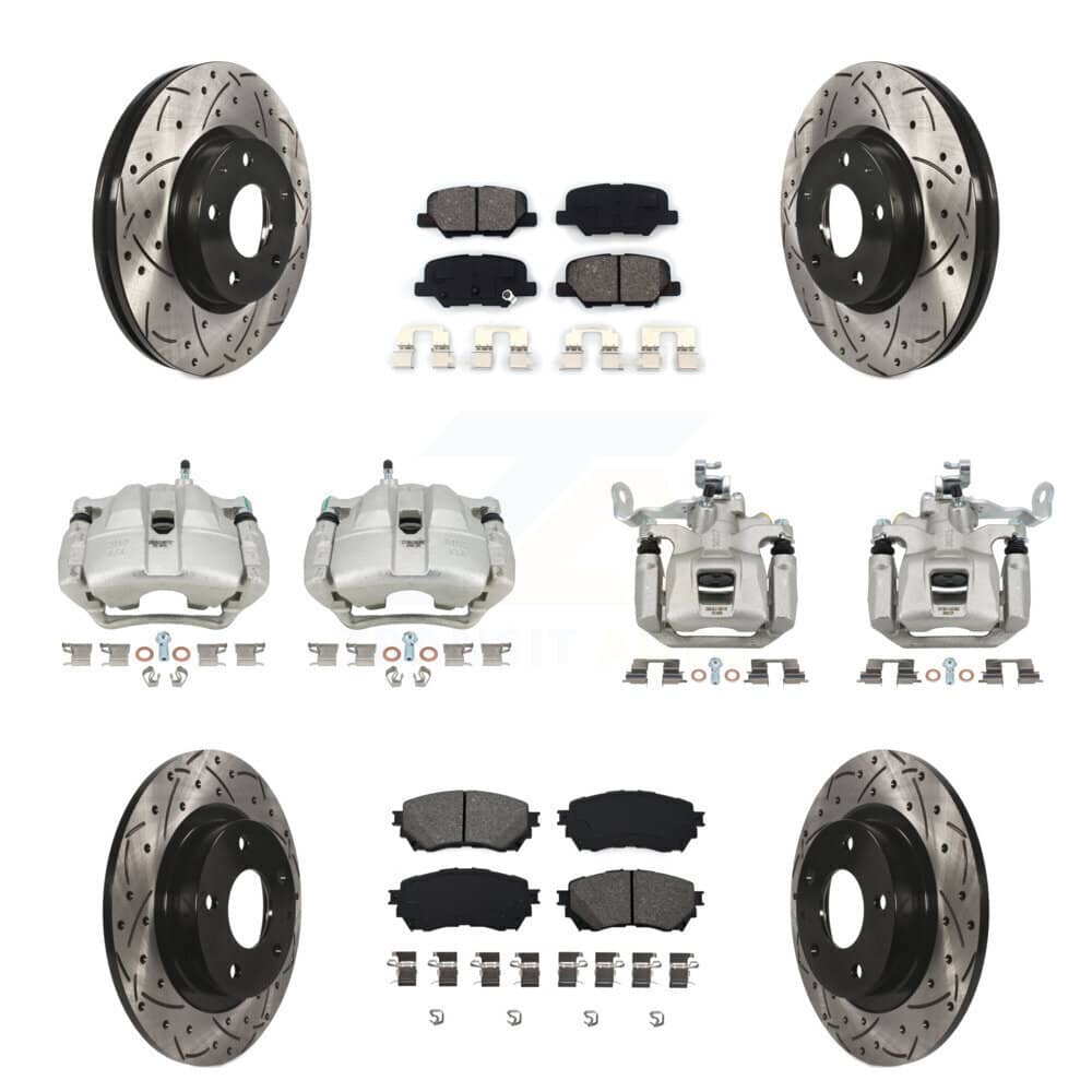 Transit Auto - KCD-100338S - Front and Rear Disc Brake Kits