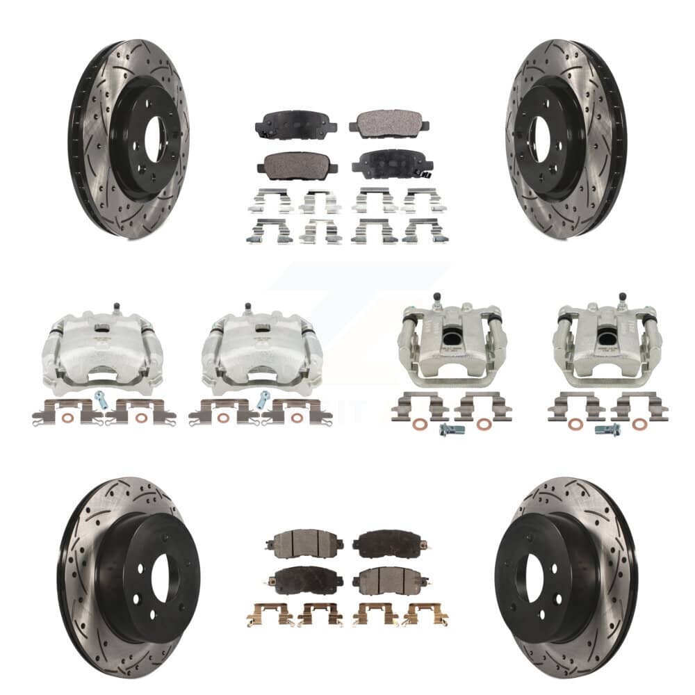 Transit Auto - KCD-100339T - Front and Rear Disc Brake Kits