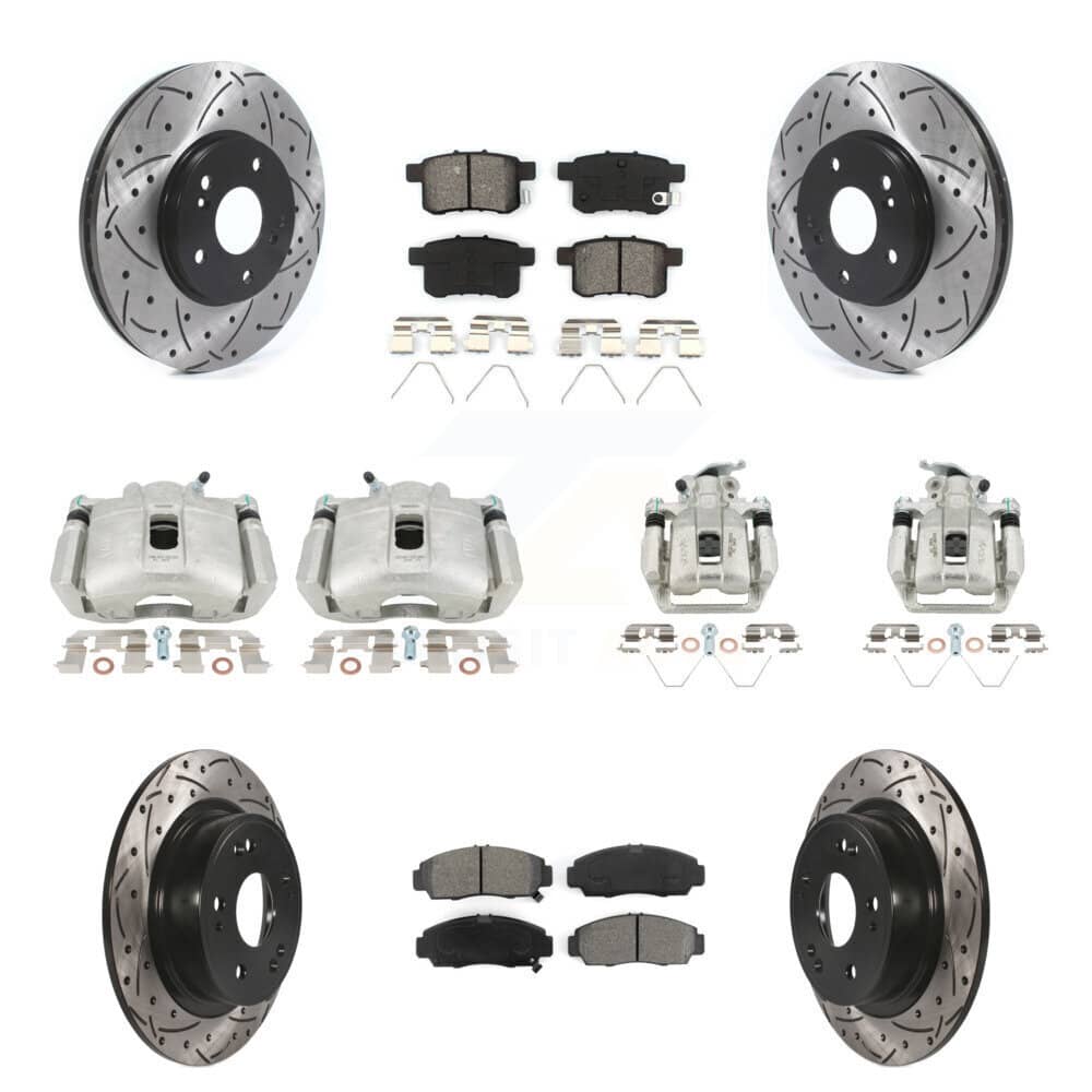 Transit Auto - KCD-100343S - Front and Rear Disc Brake Kits