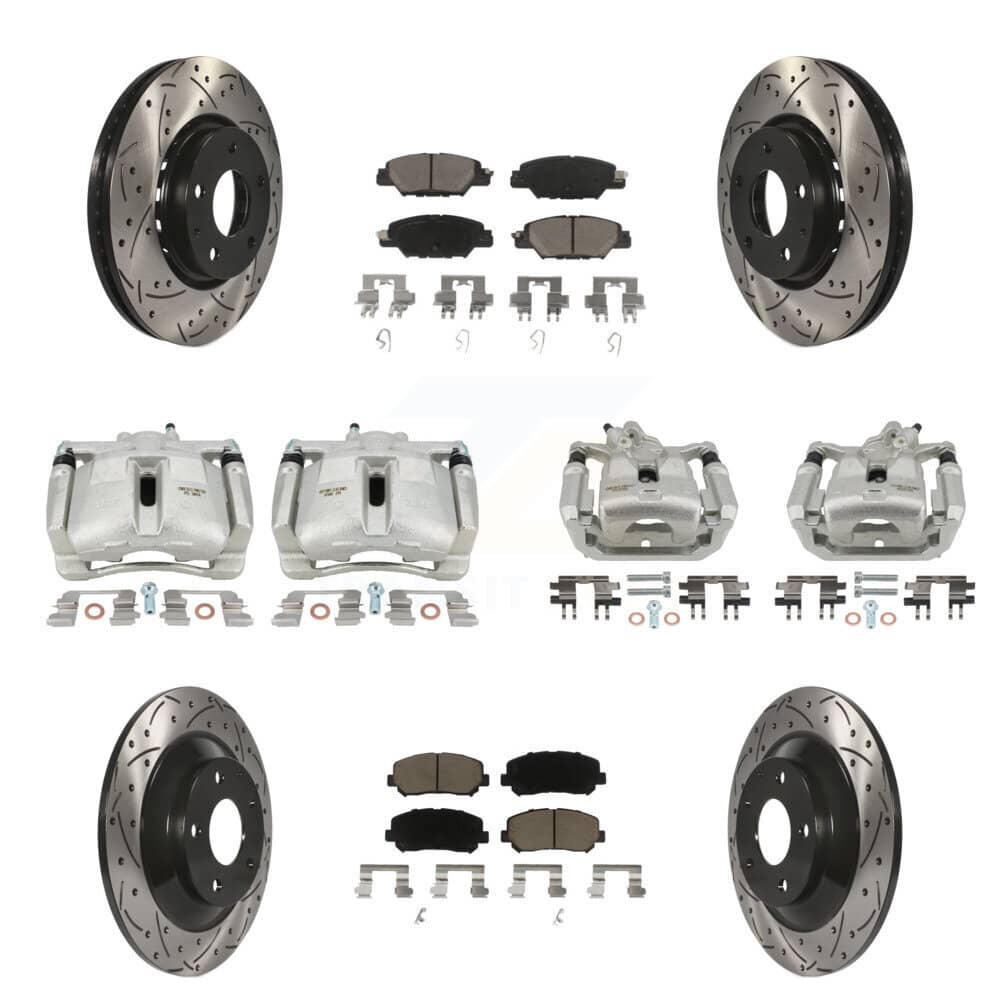 Transit Auto - KCD-100344C - Front and Rear Disc Brake Kits